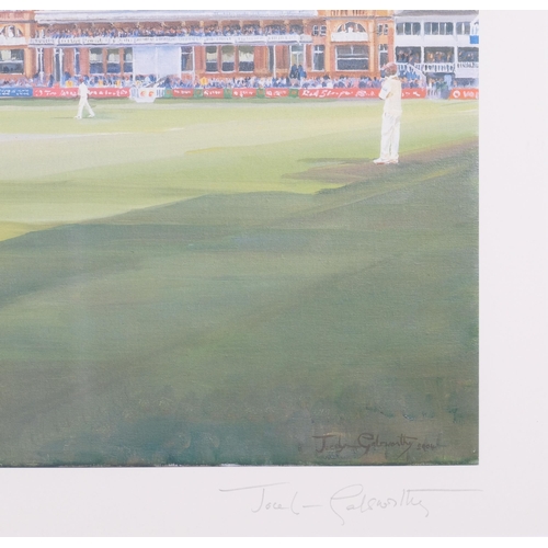 789 - Jocelyn Galsworthy (b. 1942), signed limited edition print on paper, England v West Indies, August 2... 