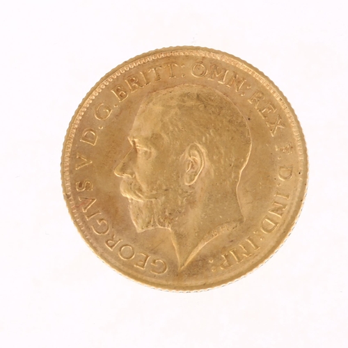 1156 - A George V 1912 gold half sovereign coin, 3.9g