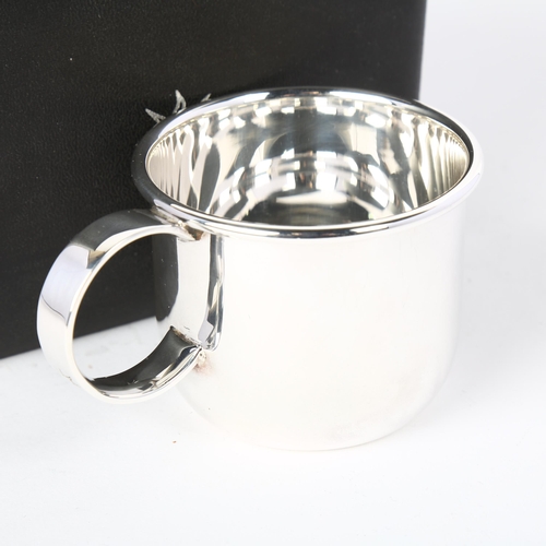 1634 - MARTYN PUGH - an Elizabeth II silver christening mug, George Pragnell Ltd, Millennium hallmarks Birm... 