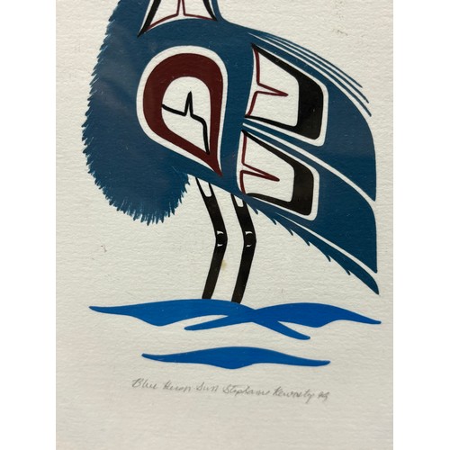 640 - A group of Canadian prints, including Haida, all signed in pencil