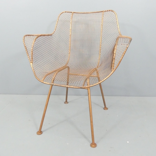 2060 - A mid-century Sculptura chair in the manner of Russell Woodard.