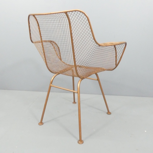 2060 - A mid-century Sculptura chair in the manner of Russell Woodard.