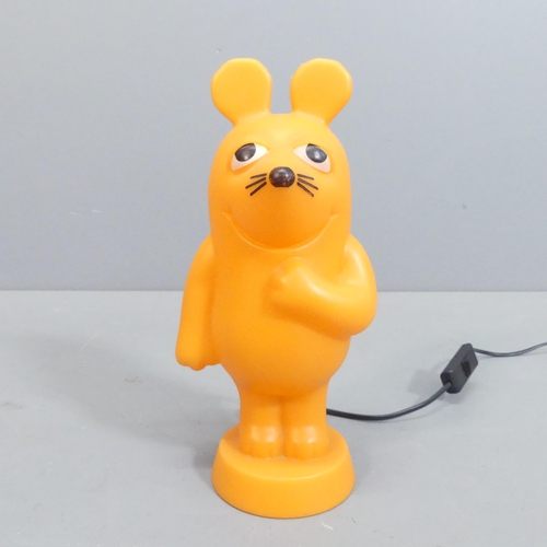 2086 - A mid-century table lamp in the form of the German cartoon character Die Maus. Height 32cm.