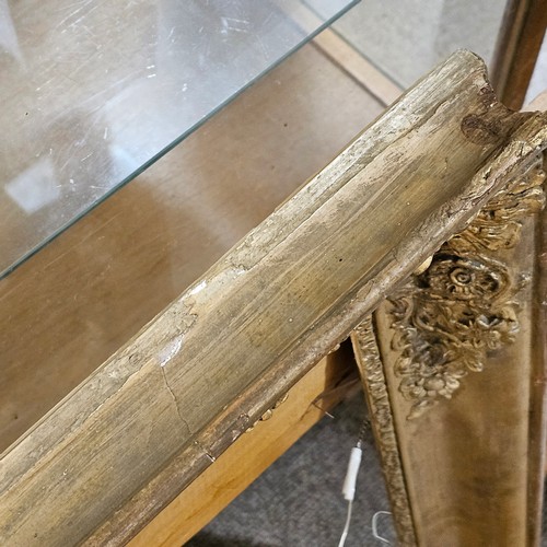 718 - 2 x 19th century gilt-gesso frames, inside measurements 65cm x 53cm (2)