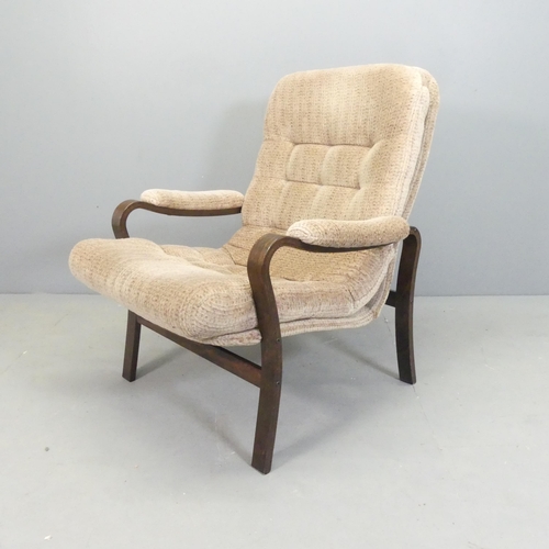 2615 - A mid-century Scandinavian style lounge chair.