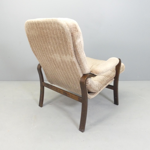 2615 - A mid-century Scandinavian style lounge chair.