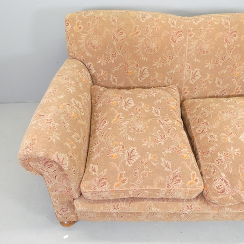 2647 - A two-seater drop-end sofa. Overall 156x86x90, seat 106x44x60cm.