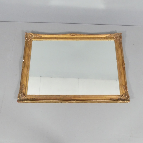 2246 - A 19th century style resin-framed wall mirror. 105x75cm.