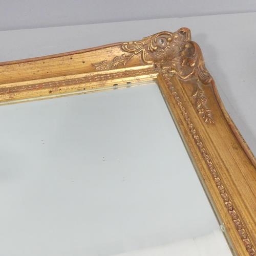 2246 - A 19th century style resin-framed wall mirror. 105x75cm.