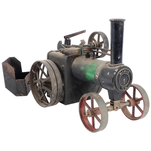 115 - MAMOD - A vintage steam traction engine. L - 31cm.