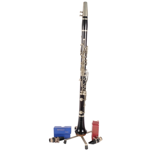 163 - Boosey & Hawkes Ltd - A clarinet, SN 15679, with stand and genuine buffet crampon, Paris mouthpiece ... 