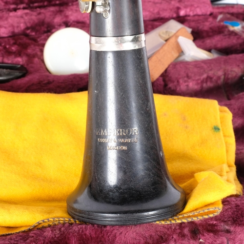 171 - Boosey & Hawkes Ltd - 'Emperor' clarinet, SN 191771 in fitted hard shell case.