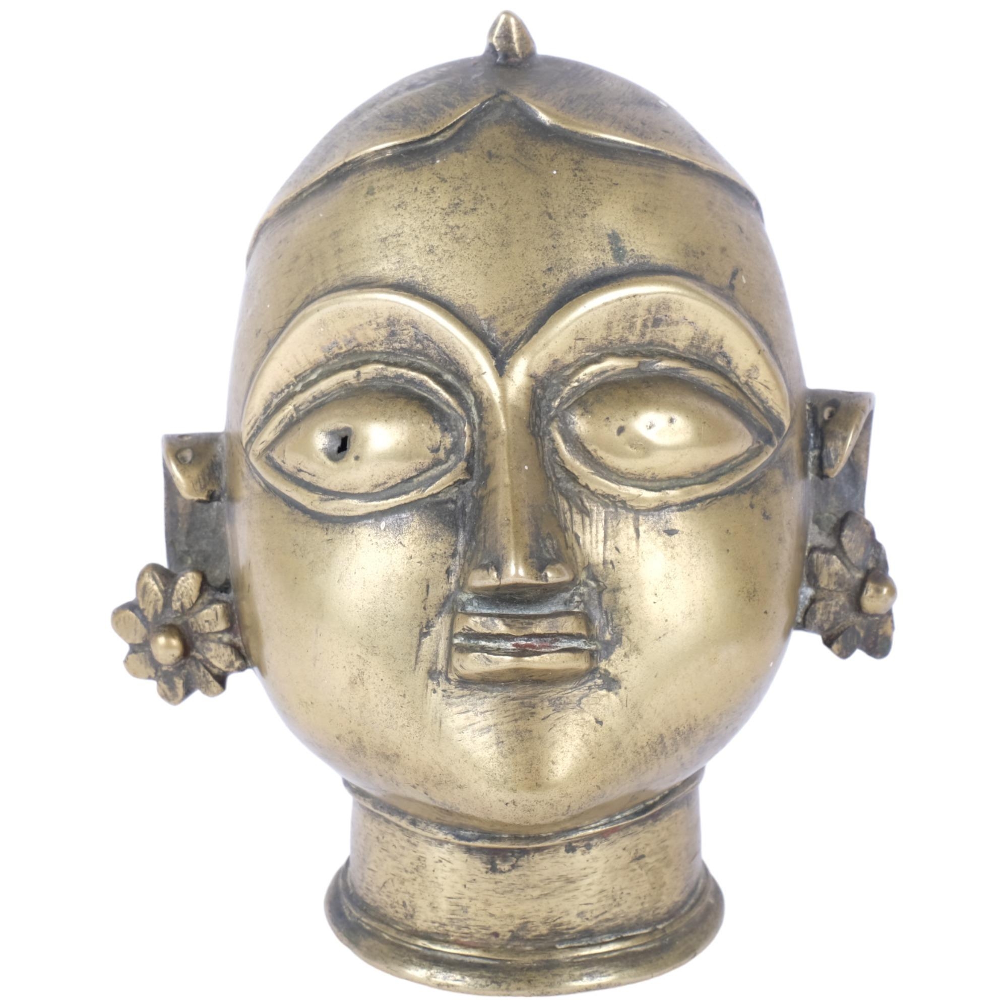 Brass Parvati Bust