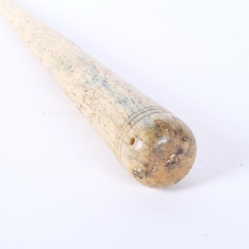 224 - An antique bone sailor's fid. 33.5cm.