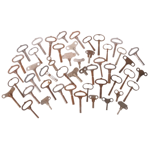 241 - A large quantity of steel clock keys.