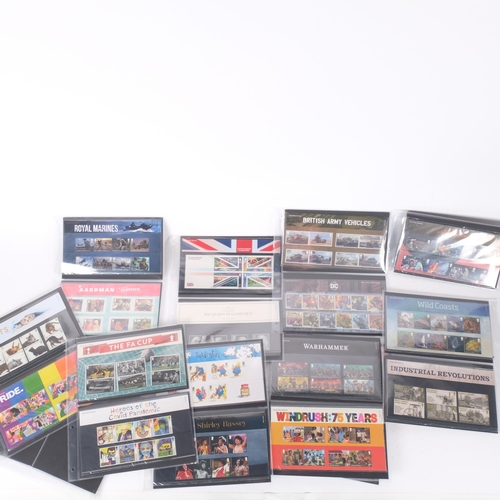 79 - A Royal Mail album of presentation packs, quantity of loose packs, stock book albums etc.