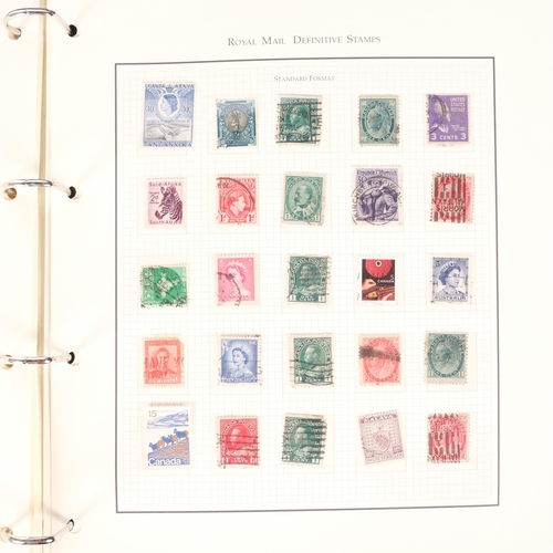 82 - A collection of world stamps in 7 albums.