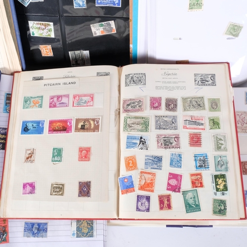 85 - A collection of world stamps in albums.