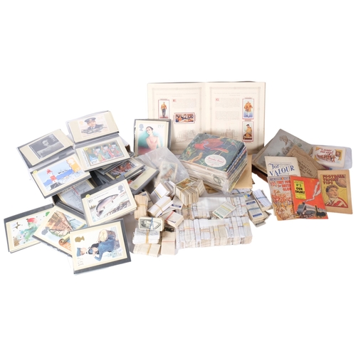 93 - A collection of Brook-bond and other tea cards, post office picture cards etc.