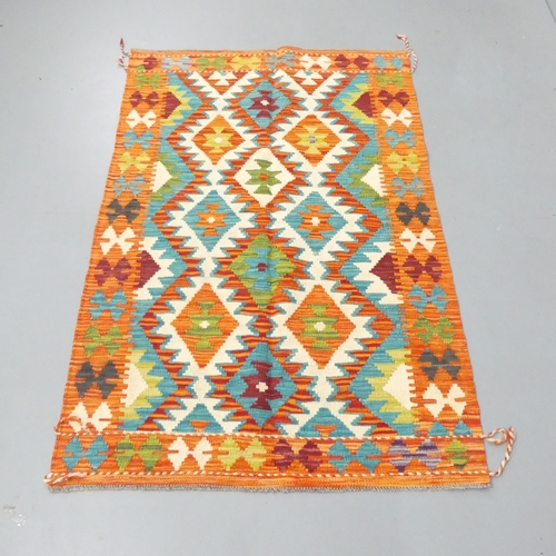 2278 - A Chobi Kilim rug. 153x100cm.