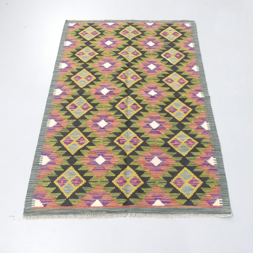 2279 - A Maimana Kilim rug. 147x100cm.