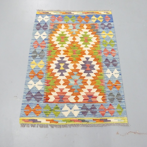 2281 - A Chobi Kilim rug. 118x83cm.