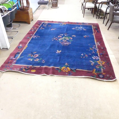 2284 - A Chinese Mandarin carpet. 300x237cm.