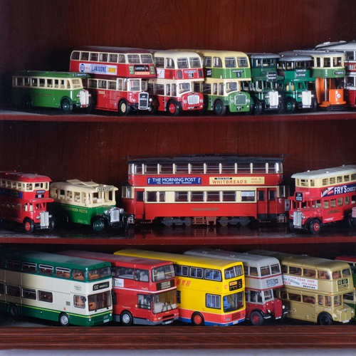 452 - A quantity of diecast vehicles, all bus related in nature, various brands such as the Original Omnib... 