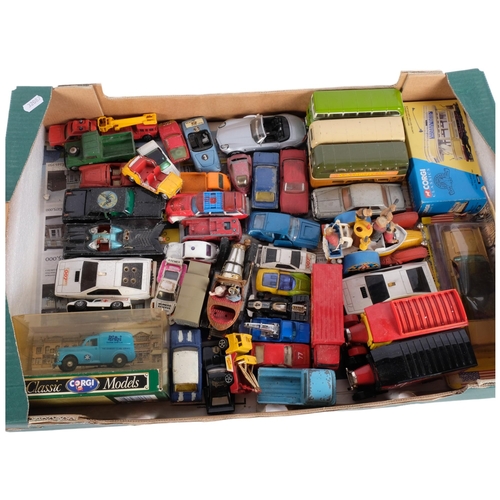 454 - A large quantity of loose and boxed diecast vehicles, all Corgi related in nature, including the Gre... 