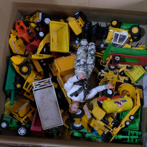 457 - A quantity of Vintage Action Man toys, to include several figures, vehicles and boats, and a quantit... 