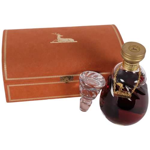 268 - Hine Cognac with crystal carafe, in fitted dome-top presentation case