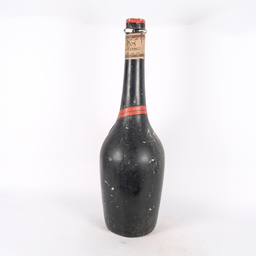 274 - A French shop advertising Rocher Freres bottle, H71cm