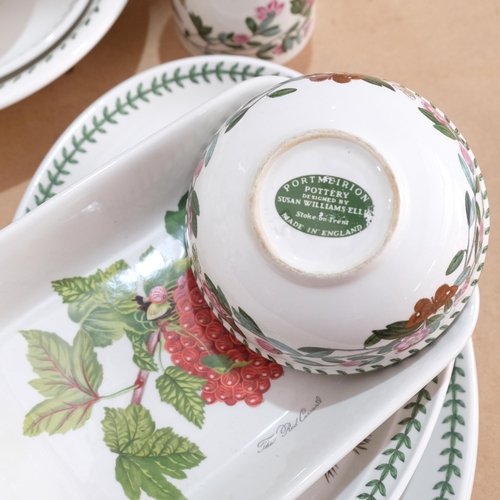 534 - Portmeirion Botanic Garden part dinner service, including dinner, dessert and side plates, a selecti... 