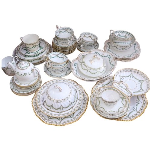 538 - A large quantity of Antique china by Thomas Goode & Company, Copelands, Royal Worcester, and Crescen... 