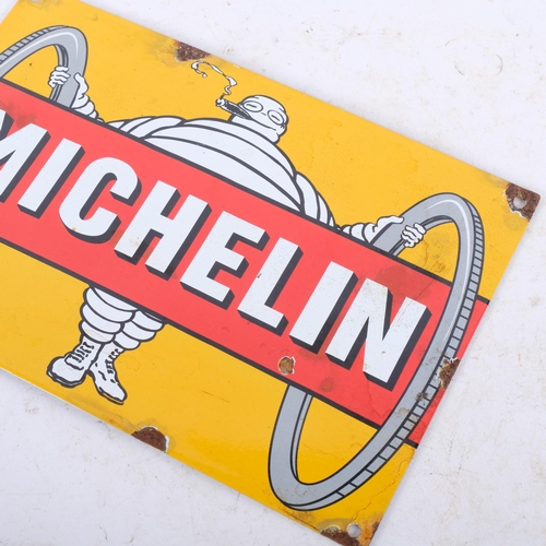 569 - A reproduction Michelin enamel advertising sign, W30cm