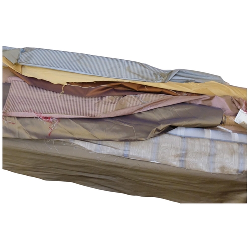 627 - 7 rolls of silk material, patterns to include cadenza dragon, cadenza ouzan, mullberry etc. Labels f... 