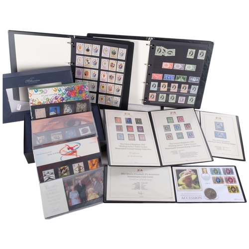 684 - Harrington & Bryne, a collection of presentation packs, including the United Kingdom 1952 