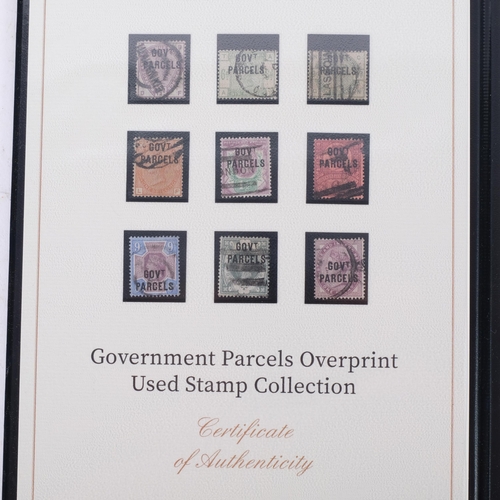 687 - Hannington & Bryne, 2 presentation packs, including Government Parcels Overprint Used Stamp collecti... 