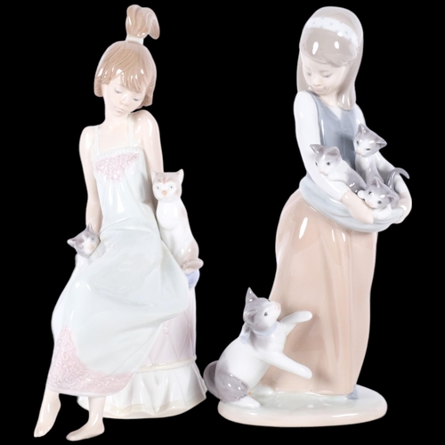 721 - 2 similar Lladro figures, 