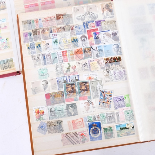 749 - 2 part-filled stock books, European and worldwide stamps