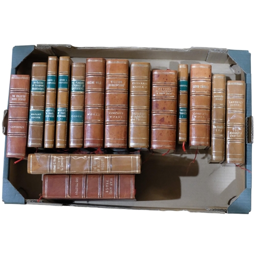 767 - A quantity of modern bound books, including William Shakespeare The Complete Works, The Works Of Osc... 