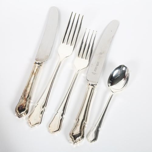 852 - COOPER, DUDLAM SHEFFIELD ENGLAND - canteen of plated cutlery for 6 people (48 pieces), cased