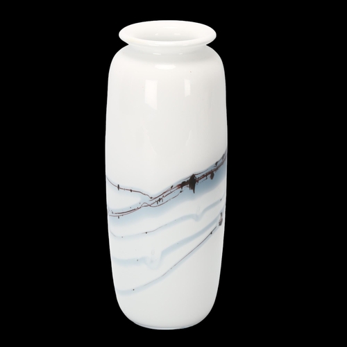 139 - MICHAEL BANG for Holmegaard, an Atlantis glass vase, etched to base HGX Mb, height 19cm