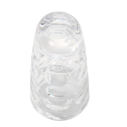 166 - INGEBORG LUNDIN for Orrefors, Sweden, a clear cut glass vase circa 1960s', marked to base Orrefors D... 