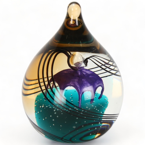 35 - MARGOT THOMPSON for Caithness Glass, a Vivaldi design paperweight, signed and numbered 588-750 to ba... 