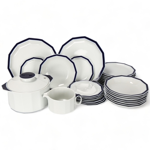 91 - Rosenthal Studio-Line, Germany, a part dinner service from the Mykonos series, 36 pieces