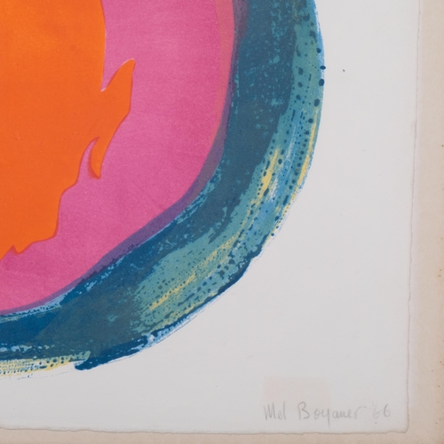 562 - Mel Boyaner (1924 - 2020), Expanding Form, lithograph, signed in pencil, 1966, no. 9/10, sheet 57cm ... 