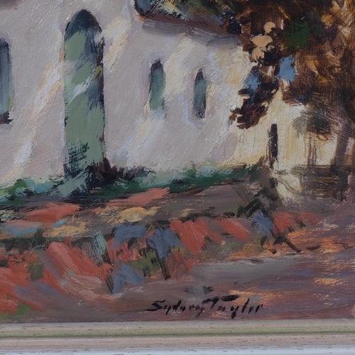 649 - Sydney Taylor (South African, 1870 - 1952), white washed buildings, oil on board, signed, 35cm x 46c... 