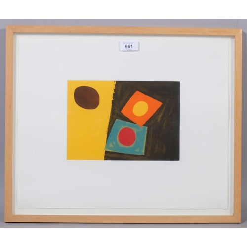 661 - John Mclean (1939 - 2019), Dactyl 2001, coloured etching, artist's proof, signed in pencil, no. 4/8,... 