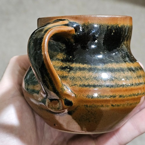 99 - BERNARD LEACH (1887-1979), British, a hand thrown mug made for the Black Mountain Seminar and marked... 